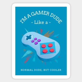 Gamer Dude Sticker